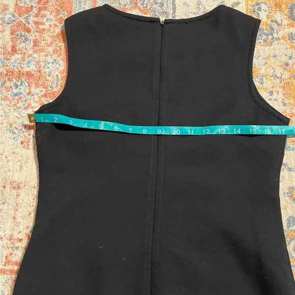 Talbots black sleeveless sheath dress wool blend - Picture 6 of 7